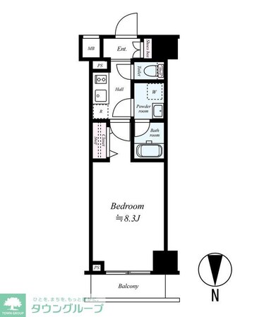 ブライズ亀戸DUEの物件間取画像
